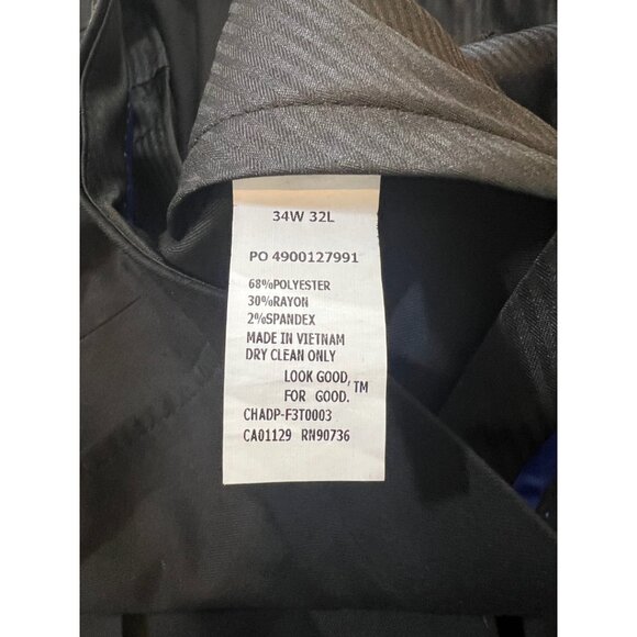 NWT Reaction Kenneth Cole Modern Fit Flex Suit Pants Techni-Cole Comfort Waist - Picture 7 of 9